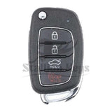 2017-2020 Hyundai Sonata / 4-Button Remote Flip Key / PN: 95430-C1210 / TQ8-RKE-4F25 / LF 4BT / AFTERMARKET