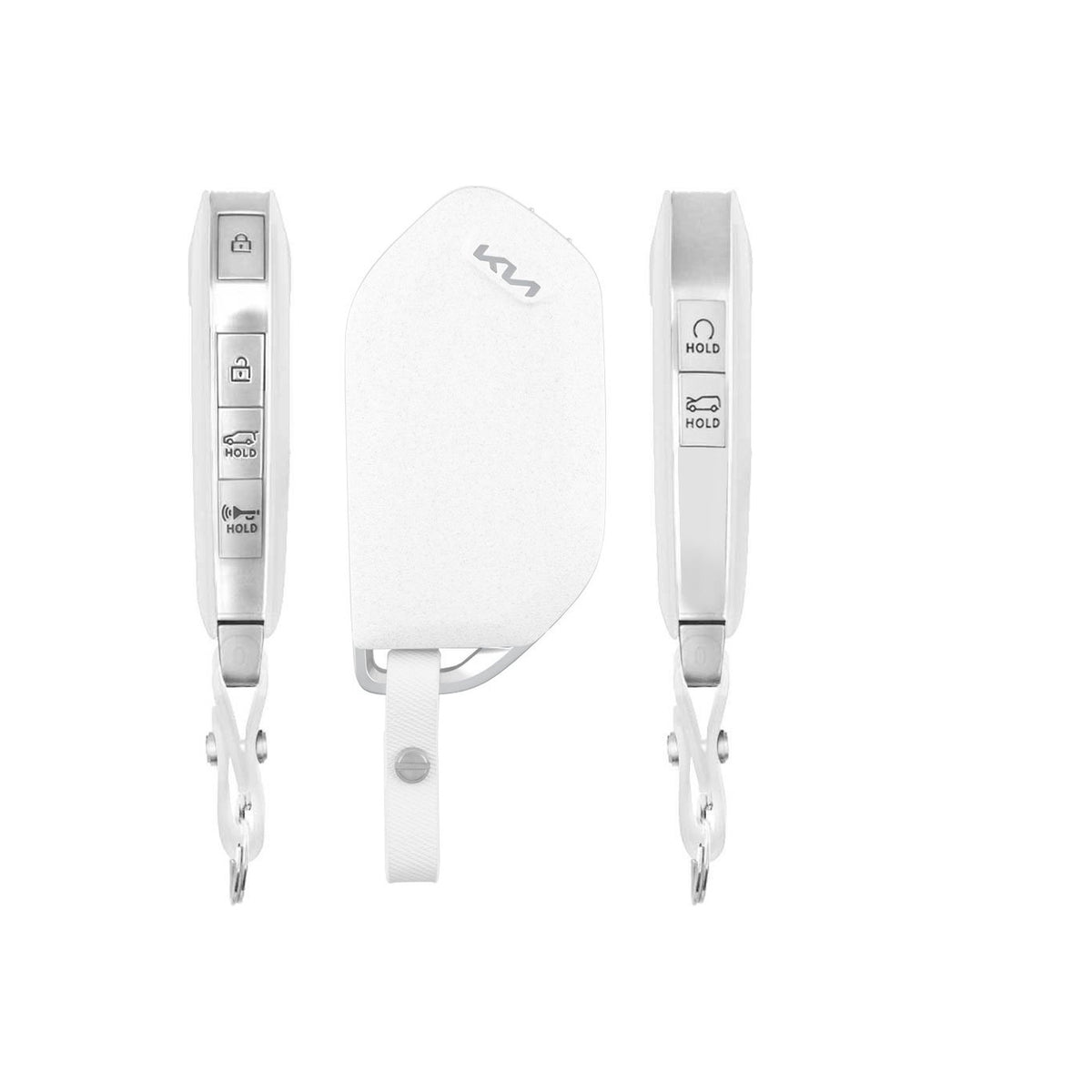 2023-2027 Kia EV9  6-Button Smart Key  PN: 95440-DO010  TQ8-FOB-4F81U44 - Brand New, side buttons shown