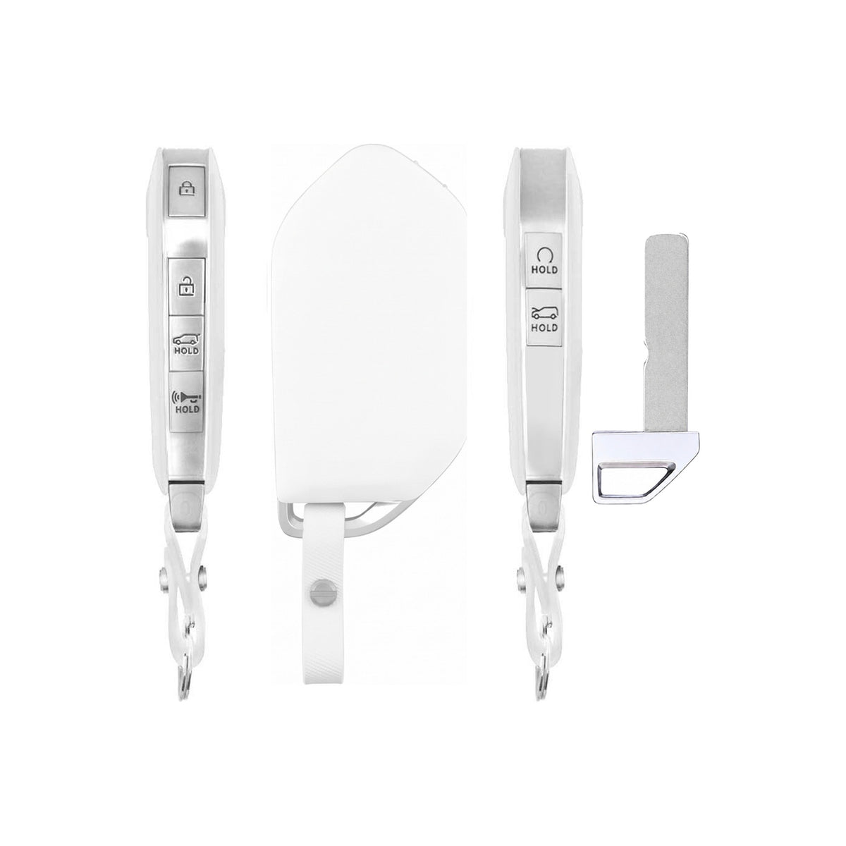 2023-2027 Kia EV9  6-Button Smart Key  PN: 95440-DO010  TQ8-FOB-4F81U44 - front, back, side buttons and emergency key