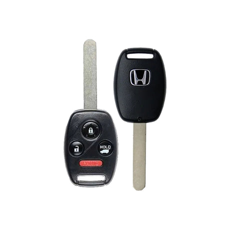 2012-2015 Honda Pilot 4-Button Remote Head Key w/ Glass Hatch  PN: 35118-SZA-A41  KR55WK49308 - Brand New, front and back