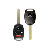 2009-2015 Honda Pilot  4-Button Remote Head Key  PN: 35118-SZA-A03  KR55WK49308 - Brand New, front and back