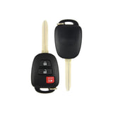 2021-2022 Toyota Tacoma  3-Button Remote Head Key  PN: 89070-04060  HYQ12BGG  H Chip - Recase, no-logo shell