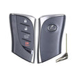 2022-2026 Lexus RX 350  RX 500H  UX  TX  4-Button Smart Key  PN: 8990H-0E620  HYQ14FLC Locked - front, back and emergency key