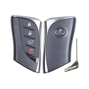 2022-2026 Lexus RX 350  RX 500H  UX  TX  4-Button Smart Key  PN: 8990H-0E620  HYQ14FLC Locked - front, back and emergency key