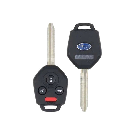 2019-2024 Subaru Forester  Impreza  Crosstrek  4-Button Remote Key  PN: 57497-XC01B  CWTB1G077  H Chip w/ Gray Interior - front and back
