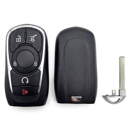 Buick 13530511 5-Button Smart Key - Recase (no logo) with emergency key