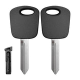 Ford | Lincoln Transponder Key Shell | H72 H74 H75 H86 | 2-Pack