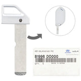 Kia EV9 Smart Key Emergency Blade PN: 81996-DO000