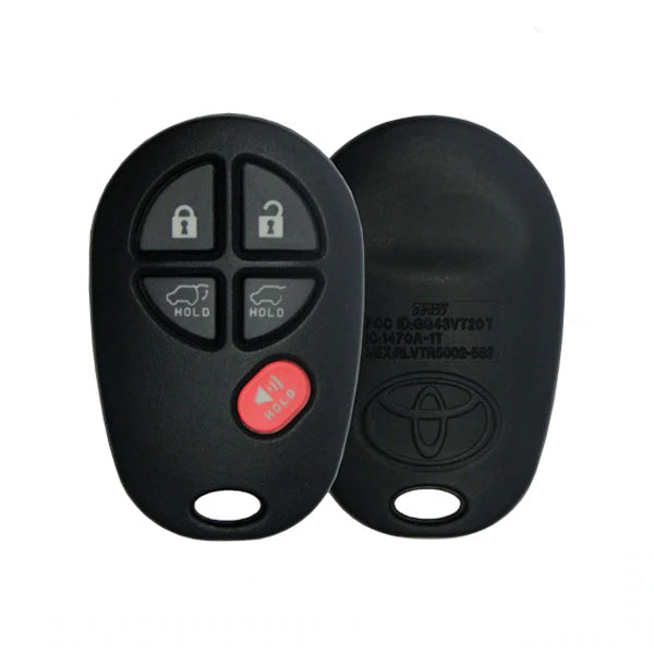 2007-2012 Toyota Highlander / 5-Button Keyless Entry Remote / PN: 89742-0W020 / GQ43VT20T / OEM REFURB