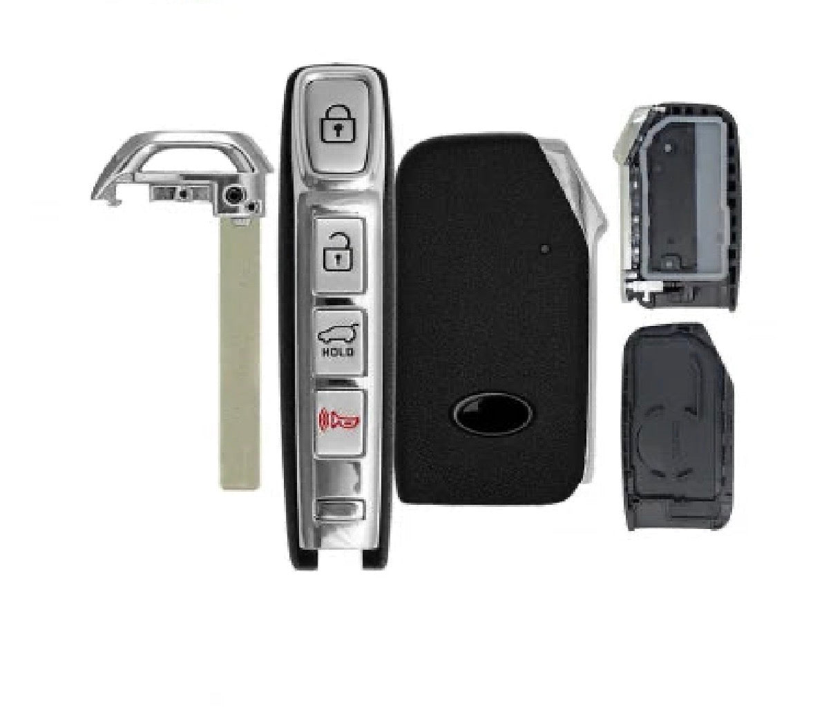 KIA 4-Button Smart Key w/Hatch SHELL / TQ8-FOB-4F24 / AFTERMARKET