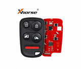 Xhorse - XKHO24EN Honda Style | 5-Button Universal Remote Key for VVDI Key Tool | Wired