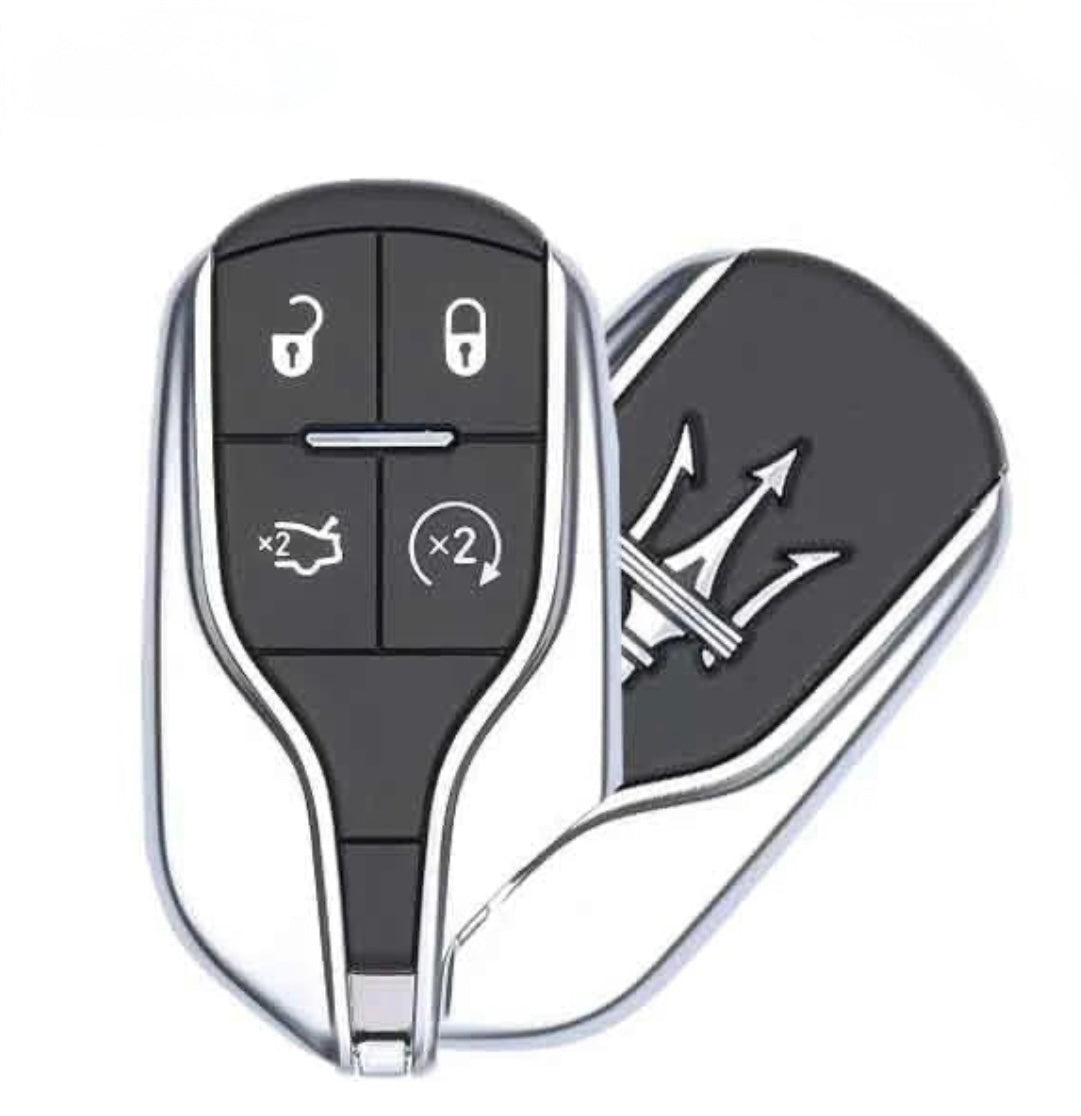 2014-2020 Maserati Ghibli / Levanti / Quattroporte / 4B Smart Key W/ Remote Start / PN: 670019938 / M3N-7393490 / OEM REFURB