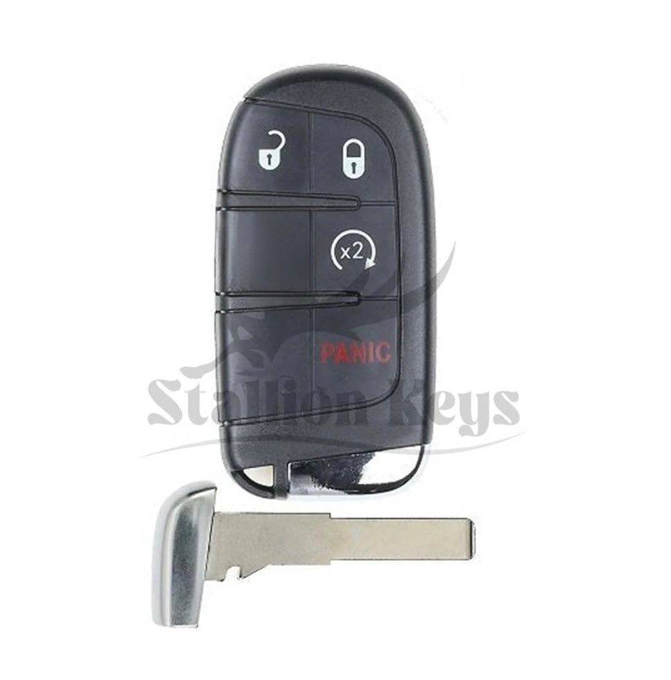 2014-2022 Jeep Renegade / Fiat 500 / 4-Button Smart Key / PN: 6BY88DX9AA / ID4A / M3N-40821302 / AFTERMARKET