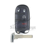 2014-2022 Jeep Renegade / Fiat 500 / 4-Button Smart Key / PN: 6BY88DX9AA / ID4A / M3N-40821302 / AFTERMARKET