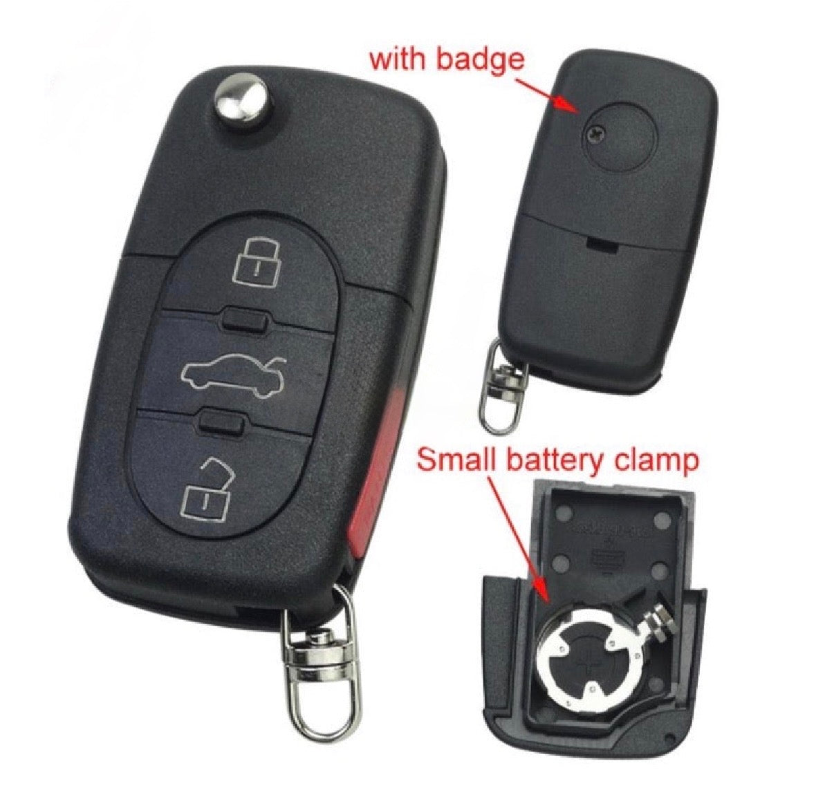 Audi / Volkswagen 4B Remote Key Shell