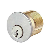 Maxtek - Premium Mortise Cylinder - 1-1/4" / Brass or Nickel Finish / SC1