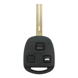 2001-2008 Lexus ES330 / LS430 / 3-Button Remote Head Key / PN: 89070-33751 / HYQ012BBT / 4D 68 / AFTERMARKET