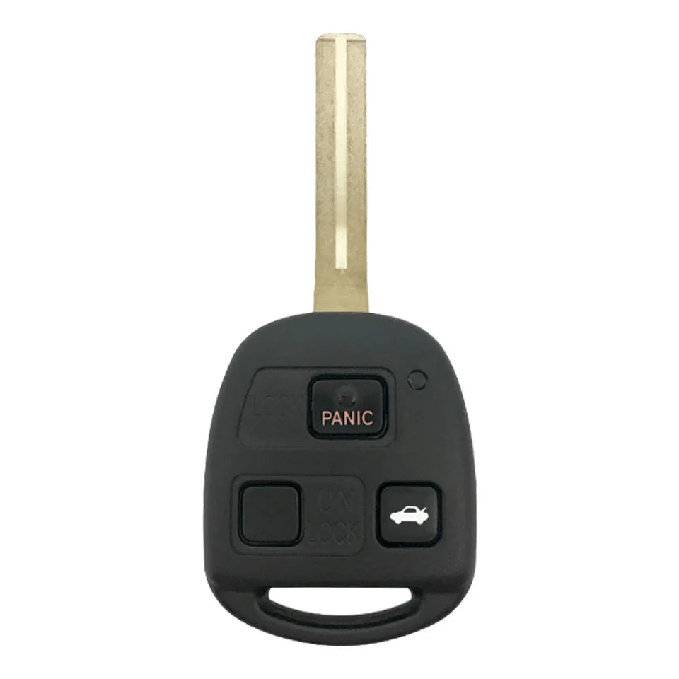2009-2010 Lexus SC430 / 3-Button Remote Head Key / PN: 89070-24660 / HYQ12BBK / 4D68 / OEM REFURB