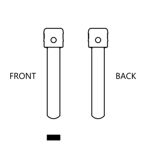 MFK - DAT17 Refill Key Blank Blade for Subaru | GTL | 10-Pack