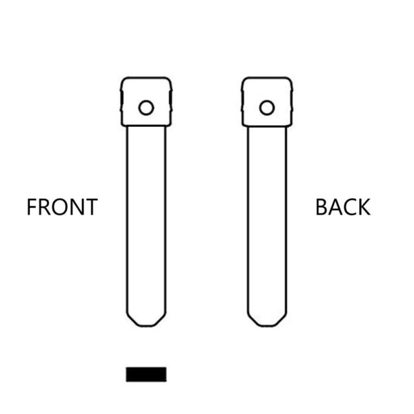 MFK - HON66 HO01 Refill Key Blank Blades for Honda | Acura | GTL | 10-Pack