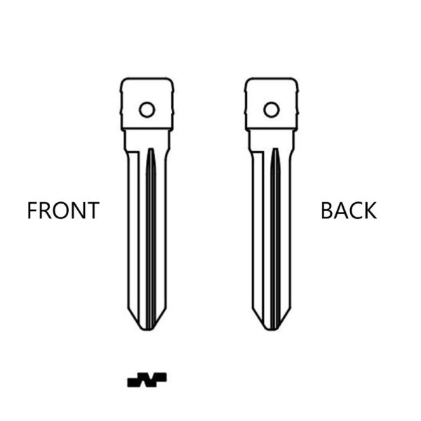 MFK - HYN14R Refill Key Blank Blade for Hyundai | Kia HYN14R | GTL | 10-Pack