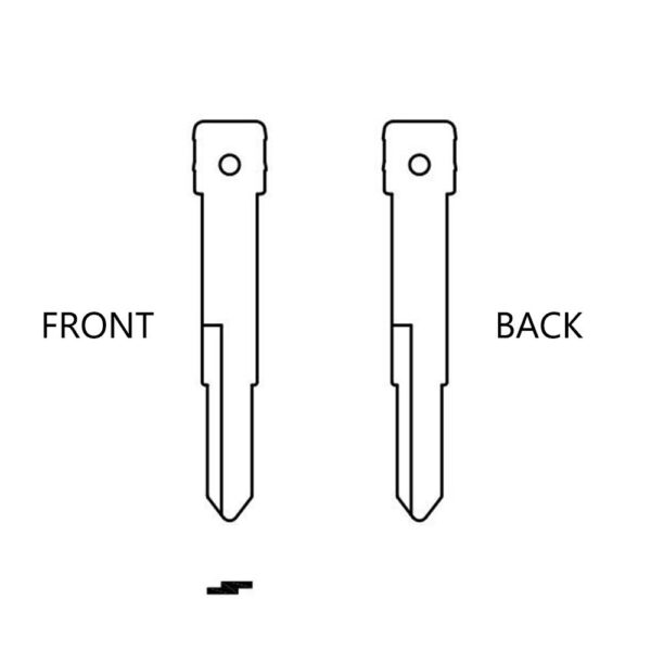 MFK - Kymco KYM2R | KYM-2D Multi - Function Key Blade for Motorcycle | 10-Pack