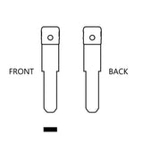 MFK- ZD30 | ZA-14 Ducati Multi - Function Key Blade for Motorcycle | 10-Pack