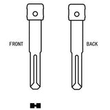 MFK - KAWASAKI KW18 / KAW-10 MULTI – FUNCTION KEY BLADE FOR MOTORCYCLE (10-PACK)