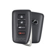 Genuine Lexus 89904-48V80 HYQ14FLB 4-button smart key, front and back