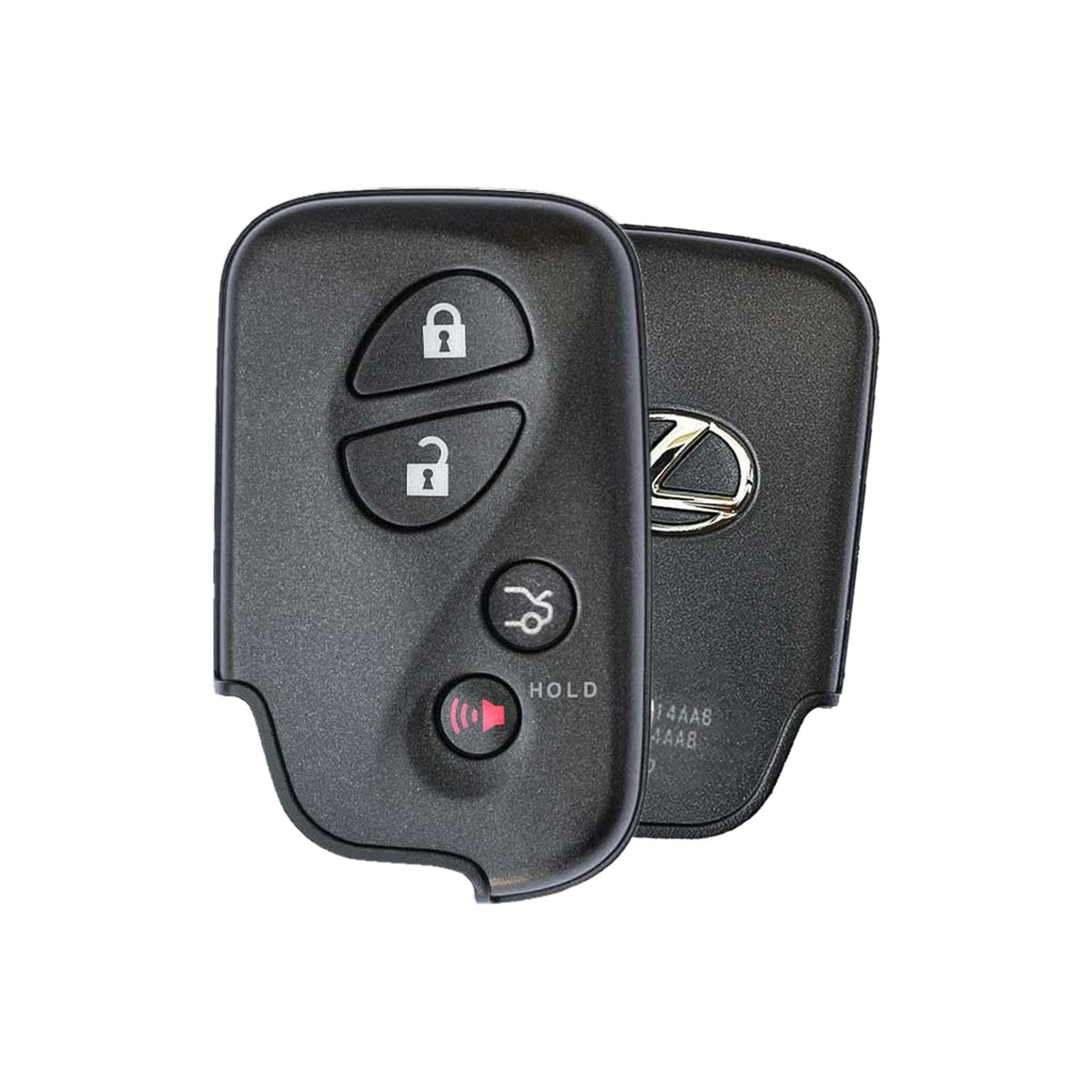 Genuine Lexus 89904-30270 HYQ14AAB 4-button smart key, front and back