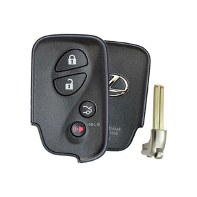Genuine Lexus 89904-50380 HYQ14AAB 4-button smart key, front and back, with emergency key