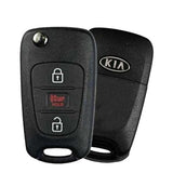 2010-2013 Kia Soul / 3-Button Flip Key / PN: 95430-2K340 / NY0SEKSAM11ATX (AM F/L) OEM REFURB