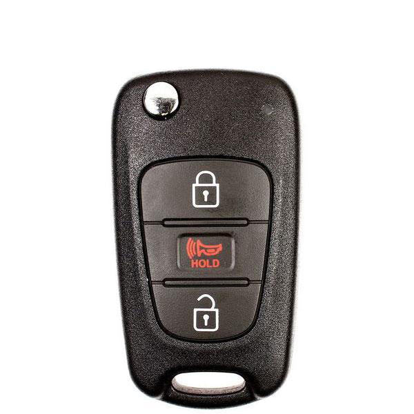 2012-2013 Kia Rio | 3-Button Flip Key | PN: 95430-1W020 | TQ8-RKE-3F02 | Aftermarket
