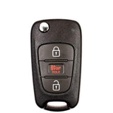 2012-2013 Kia Rio | 3-Button Flip Key | PN: 95430-1W020 | TQ8-RKE-3F02 | Aftermarket