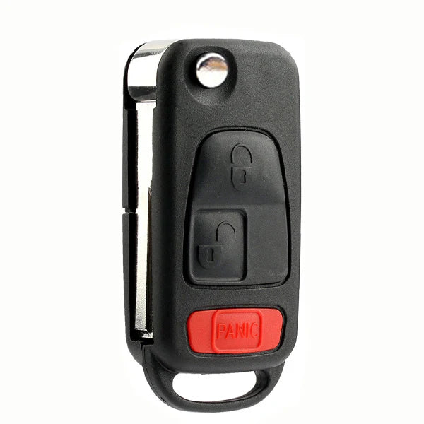 1996-2008 Mercedes SLK / Chrysler Crossfire / 3-Button Flip Key / HU64 / PCF7935 44 Chip (MBE)