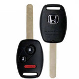 2007-2015 Honda Accord Crosstour / FIT / CR V / CRZ / HRV / 3-Button Remote Head Key / MLBHLIK-1T / OEM REFURB