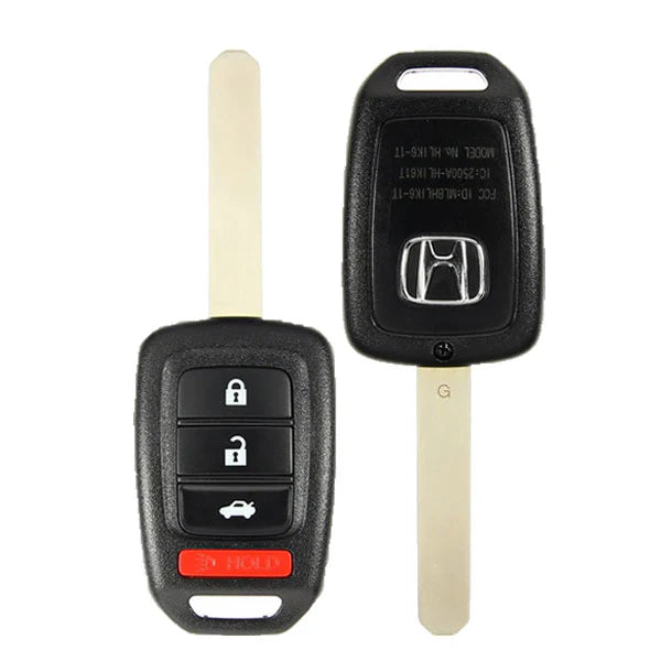 2016-2020 Honda Accord / Civic / 4-Button Remote Head Key / MLBHLIK6-1TA / 434 MHz / OEM REFURB