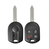 2007-2017 Ford / 4-Button Remote Head Key Shell / H75 / OUCD6000022