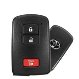 2021-2023 Toyota 4Runner / Tundra / Tacoma / 3-Button Smart Key / PN: 89904-0C050 / HYQ14FBB / Board 0010 / OEM REFURB