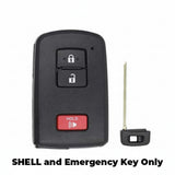 2012-2020 Toyota / 3-Button Smart Key SHELL / HYQ14FBA / AFTERMARKET