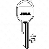 JMA GM B51 D Metal Key Blank
