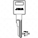 JMA GM B77 Metal Key Blank