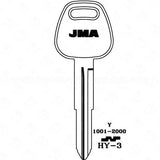 JMA Hyundai X161/HY4 Metal Key Blank