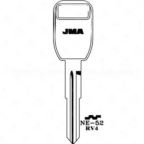 JMA Land Rover NE-52 X239/RV4 Metal Key Blank