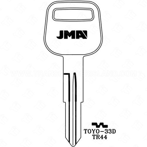 JMA Toyota X211/TR44 Metal Key Blank