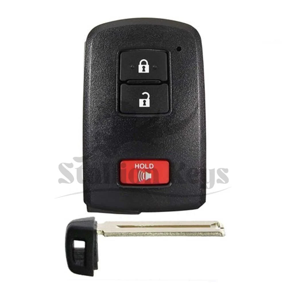 2012-2020 Toyota Prius / RAV4 / 3-Button Smart Key / PN: 89904-52290 / HYQ14FBA / G Board 0020 / AFTERMARKET