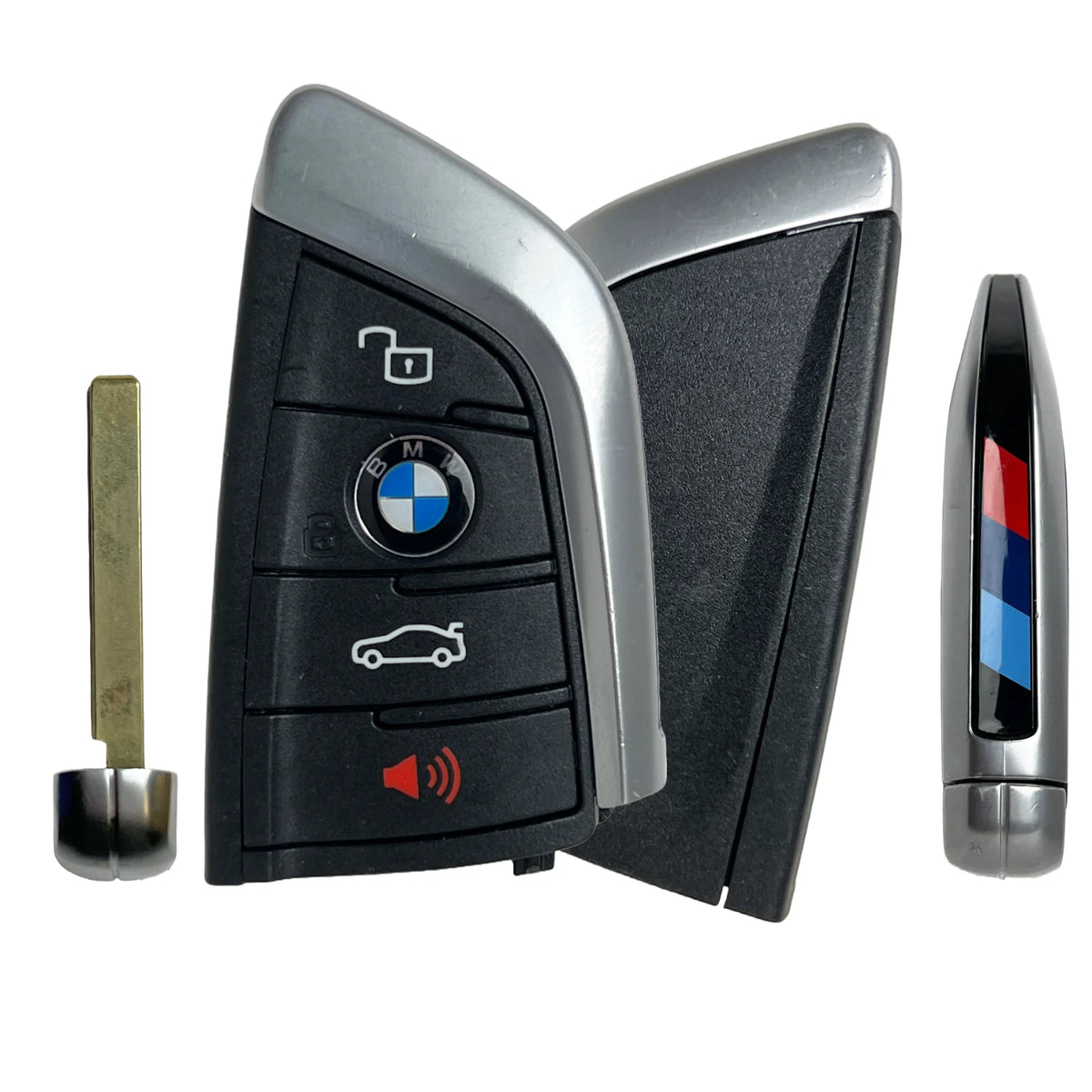 BMW BDC2-BDC3 4-button smart key, black with M Package trim