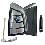 BMW BDC2-BDC3 4-button smart key, silver