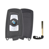 BMW F Series 3-Button Smart Key FEM-BDC 433 MHz - front, back and emergency key