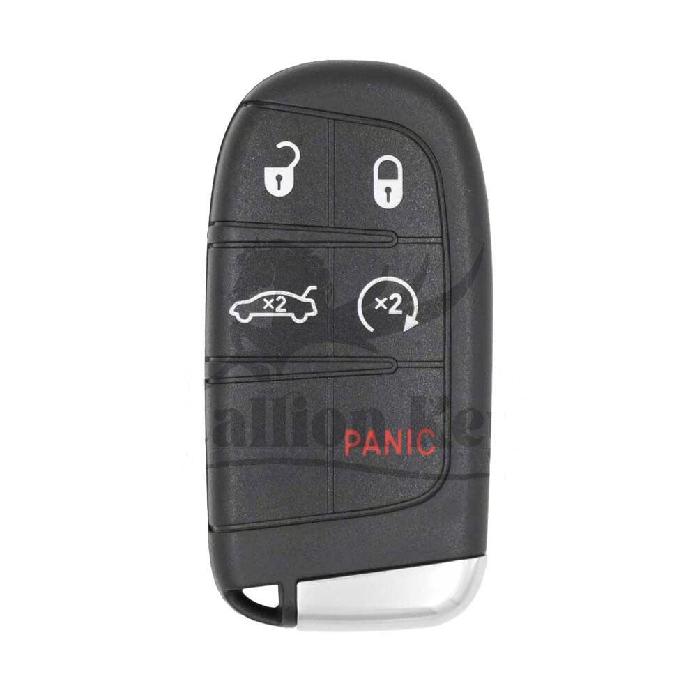 2019-2023 Chrysler 200 / 300 / Dodge Charger / Challenger / 5-Button Smart Key / PN: 68394195 / M3M-40821302 / ID4A / AFTERMARKET